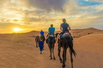 Camel trek and 1 night in camp